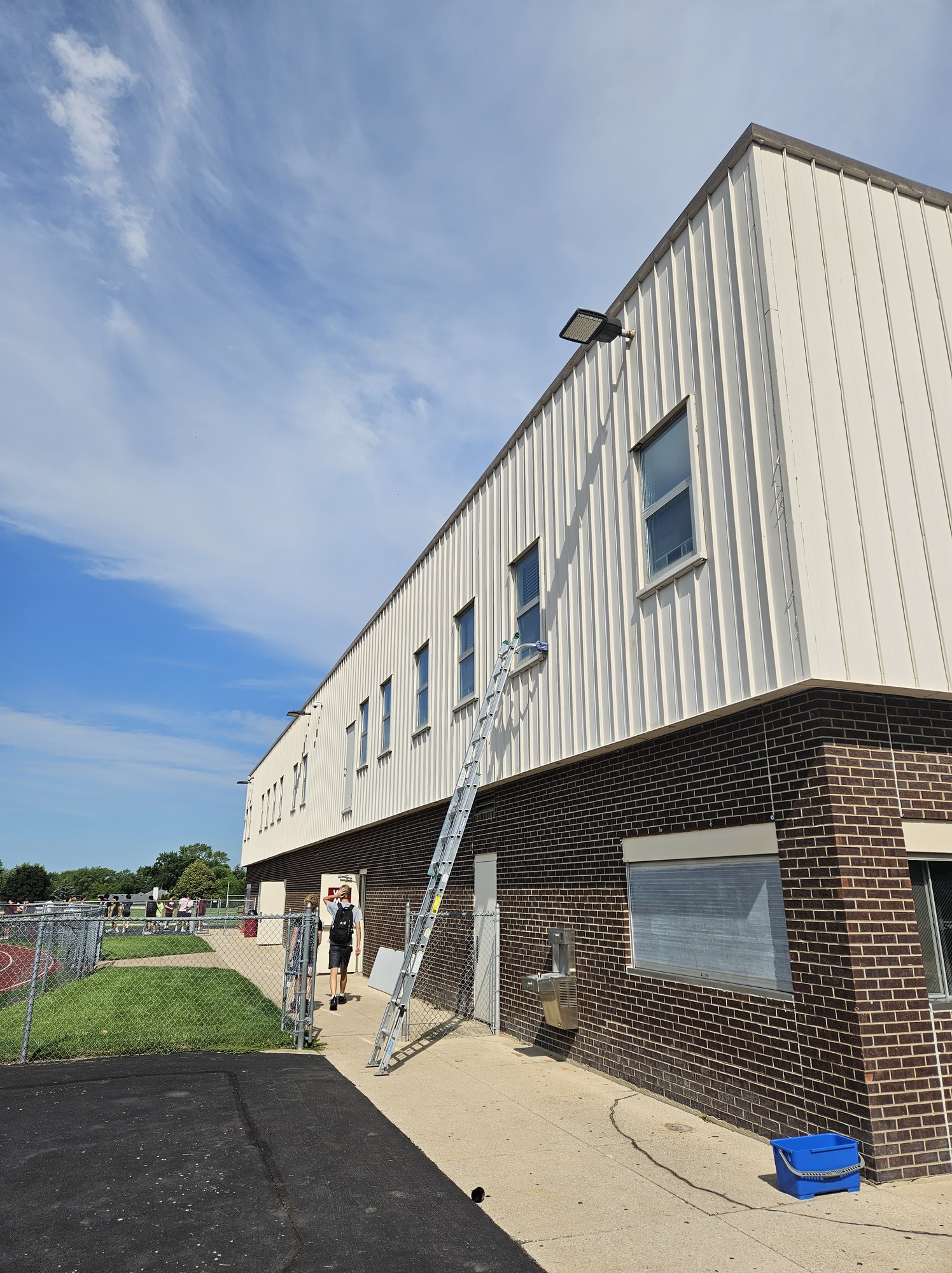 Commercial window cleaning Oak Creek WI storefront