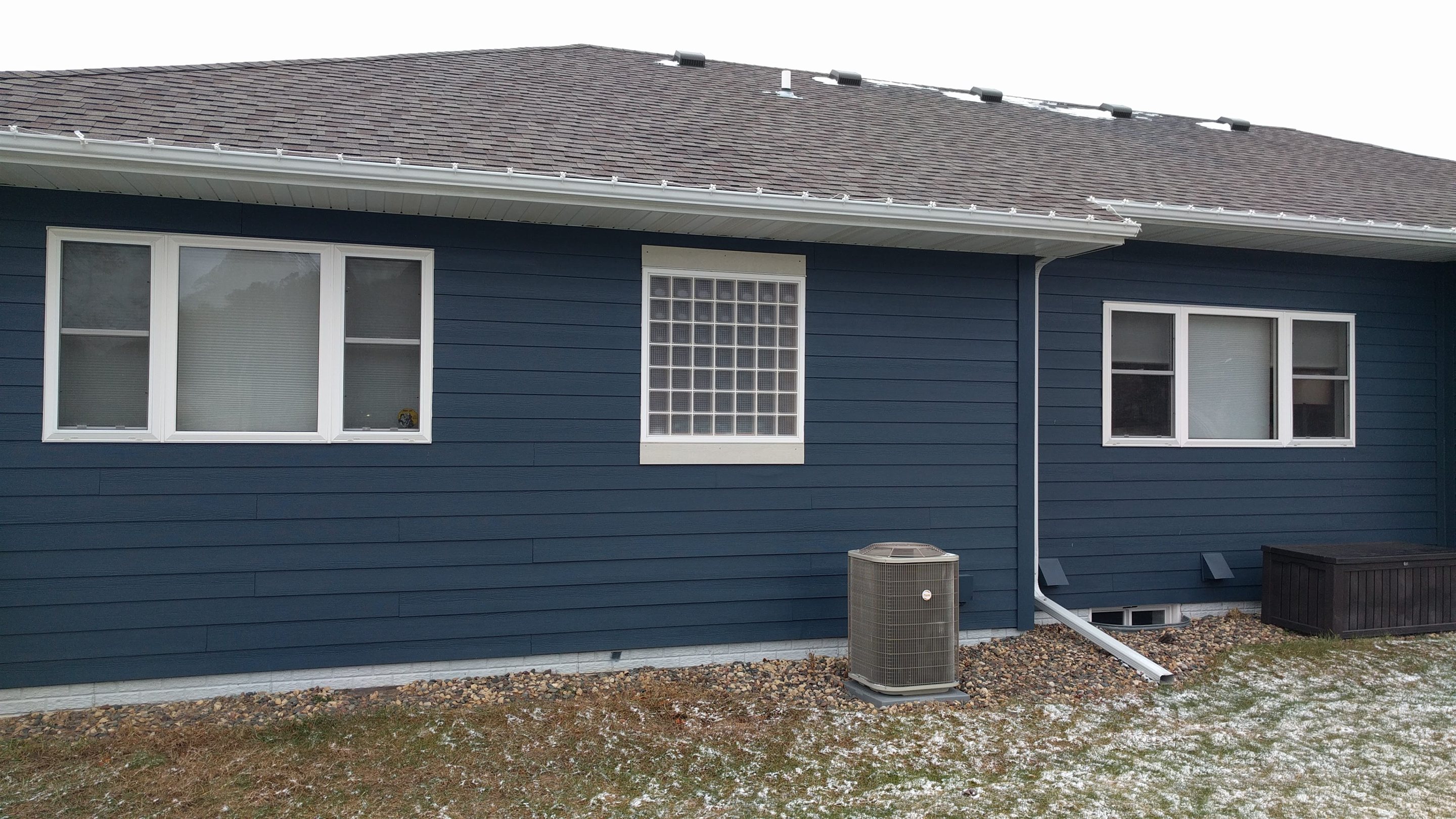 Window cleaning work completed on a property