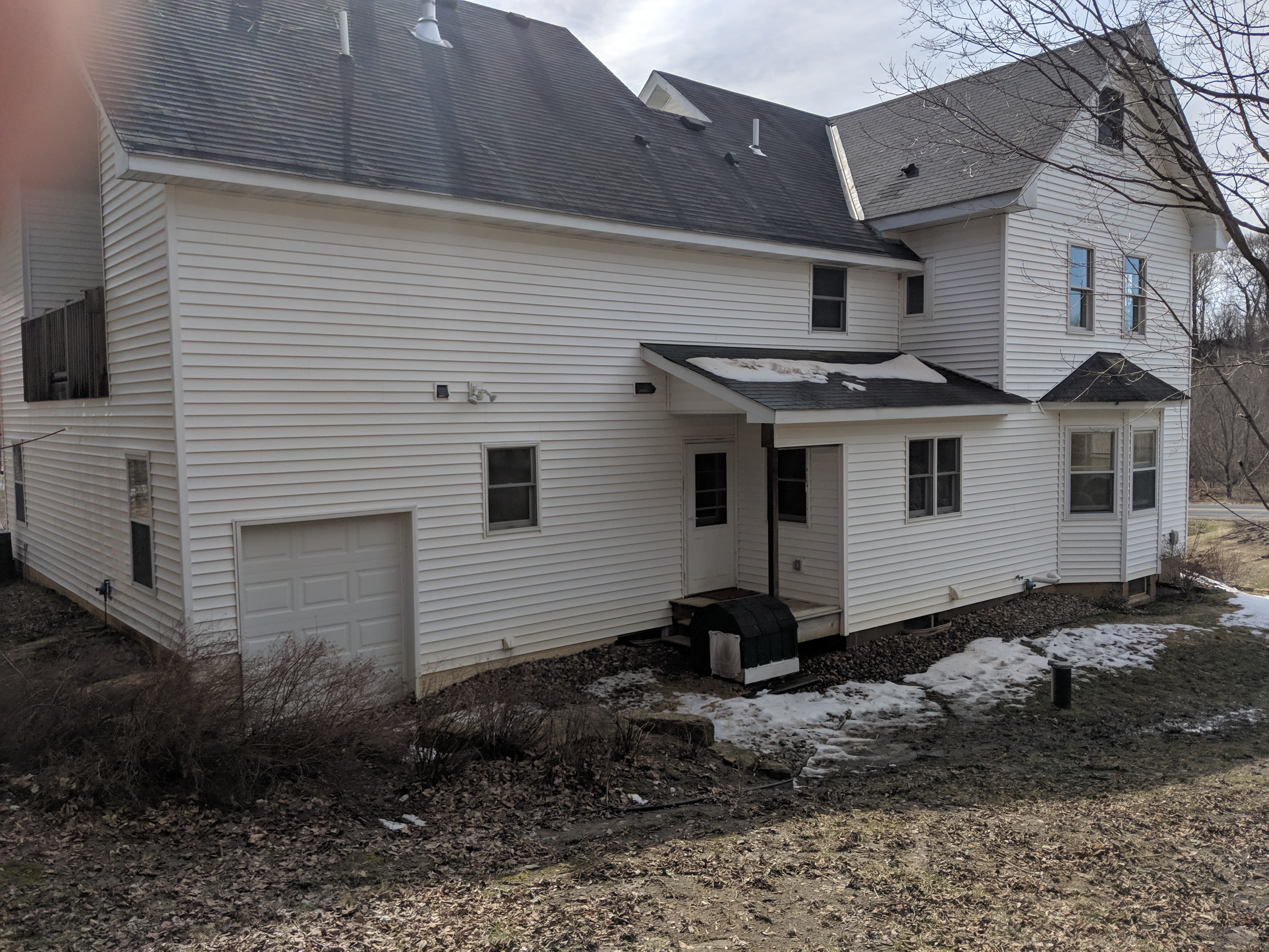Clean windows on a residential property